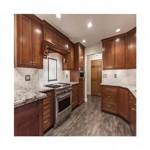 Meubles de cuisine et de salle de bain en bois massif, style moderne, ensembles de cuisine sur mesure, armoires, tiroirs avec évier et four, meubles de cuisine - Product Image 1