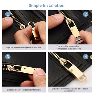 Extracteur de haute qualité mode détachable fermeture à glissière en métal utilisé pour #5 #8 #10 fermeture à glissière autres accessoires de vêtement - Product Image 3