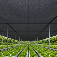 Filet d'ombrage agricole personnalisé en HDPE, résistant aux UV, en rouleau de maille tissée pour la protection des cultures en serre, à la ferme et en pépinière