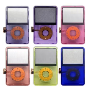 ฝาครอบด้านหน้าสีแดงใส เทา เขียว น้ำเงิน ส้ม สำหรับ <span class=keywords><strong>iPod</strong></span> <span class=keywords><strong>Classic</strong></span> รุ่นที่ 6 และ 7 พร้อมวงล้อคลิกและปุ่มแบบใส - Product Image 2