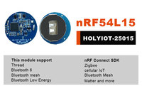 Dispositif de communication IoT Bluetooth IBeacon Eddystone BLE 6.0 avec batterie remplaçable et capteur de température et d'humidité
