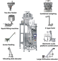 Machine d'emballage automatique multifonctionnelle verticale Elemotion pour granules de haricots, bonbons, café, cacahuètes et fruits de mer
