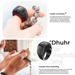 Iqibla zikr Ring <span class=keywords><strong>jood</strong></span> Lite J01T Smart tasbih Digital zikir muslim Counter Ring 2026ใหม่ - Product Image 4