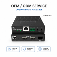 4K60 4:4:4 SDVoE Sıkıştırılmamış Fiber Optik Uzatıcı Sıfır Gecikmeli 4K HDMI - 10G Fiber Uzatıcı, Uzun Mesafe Pro AV Sistemi için