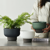 Pots suspendus, petits pots à plantes avec crochets, pots et jardinières murales d'intérieur, mini pots à fleurs pour plantes succulentes, bonsaï