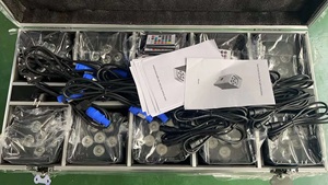 10 projecteurs de scène avec flight case, Wi-Fi, télécommande DMX sans fil, alimentation par batterie, projecteur PAR <span class=keywords><strong>portable</strong></span> à LED pour effets de scène - Product Image 6