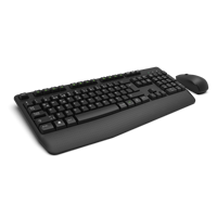 Clavier et souris filaires Aikun KB3335, clavier à membrane combiné, touches multimédias, souris 3D 1200 DPI, plug and play, pour le bureau et la maison