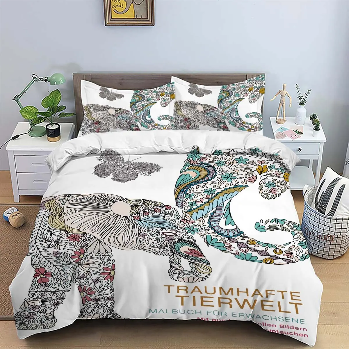 American Styles Custom 3d printed Quilt cover pillow case bedding set