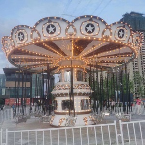 Manège à chaises volantes en fibre de verre pour 36 personnes, intérieur/extérieur, pour enfants et <span class=keywords><strong>adultes</strong></span>, utilisation en écoles et parcs d'attractions - Product Image 6