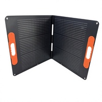 Panneau solaire monocristallin portable pliable KWAFOO CB100W 100W - Système d'énergie hors réseau - Efficacité de 23,5 % - Certifié CE/FCC