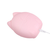 Niedliches G-Punkt-Klitoris-Couplet-Spielzeug mit USB-Netzteil Sicherer drahtloser Silikon-Fernbedienung vibrator für Ei zum Katzen lecken