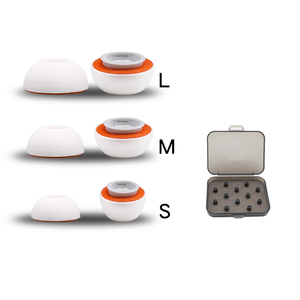 Convient pour Apple <span class=keywords><strong>Airpods</strong></span> <span class=keywords><strong>Pro</strong></span> silicone mémoire coton <span class=keywords><strong>réduction</strong></span> du bruit bouchons d'oreilles respirants avec boîte de rangement, <span class=keywords><strong>airpods</strong></span> faciles à porter - Product Image 2