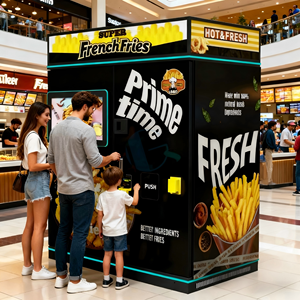 フライクッキング最速フレンチフライの自動製造機揚げ魚ボールオニオンリングポテトフライの自動製造機 - Product Image 4