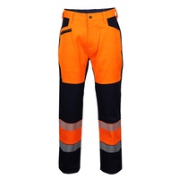 Ensemble de vêtements de travail de sécurité haute visibilité pour hommes, veste et pantalon réfléchissants, vêtements de travail pour chantier, vente en gros