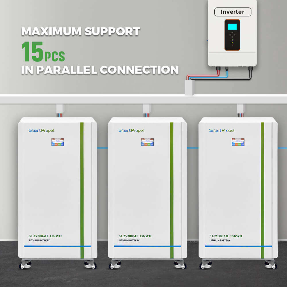 LiFePO4 48v 300ah 15kwh Solar Battery Lithium Battery 51.2v 100ah 200ah ...