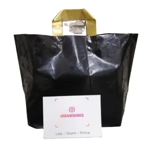 Chất Lượng Cao Tùy Chỉnh In Nhựa PE Mềm Vòng Tote Nhựa Mua Sắm Túi Với Thiết Kế Logo - Product Image 6