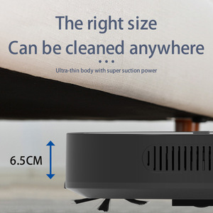 BowAI Robotic Vacuum Cleaner 0.6-1L Battery Powered Random Navigation Sweeping Suction Mopping Machine - Product Image 4
