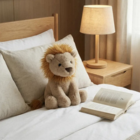 Peluche Lion en Coton Transfrontalière Très Vendue 11CM-30CM Personnalisable Direct Usine