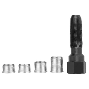 Bộ Dụng Cụ Sửa Chữa Ren Bugi 14Mm Dụng Cụ Sửa Chữa Ren Và Ren Chèn <span class=keywords><strong>Spark</strong></span> <span class=keywords><strong>Plug</strong></span> Rethreader <span class=keywords><strong>Kit</strong></span> - Product Image 1