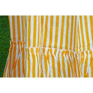 Falda Larga de Algodón con Estampado Floral Amarillo, Hecha a Mano, para Mujer, Estilo Boho, Cintura Elástica, Falda Fluida de Verano, Talla Personalizada - Product Image 2