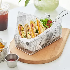 Creative Stainless Steel Food Plate Containers For Western Restaurants