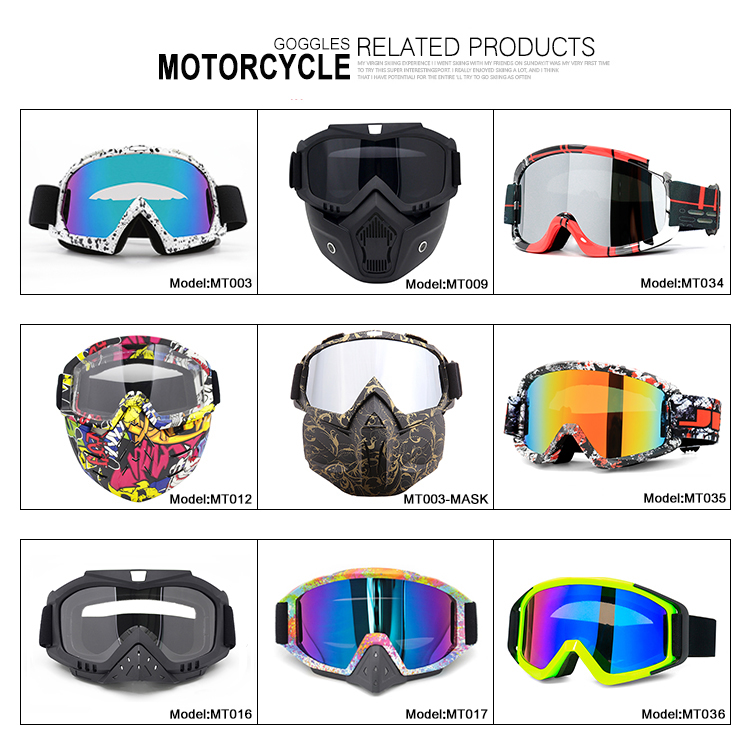 Manufacturer Price CE Latest Anti Fog Safety Glasses Dirt Bike UTV