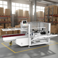 KXL-650 Robotique de fin de ligne entièrement automatique PLC pour l'industrie, 5-25 cartons/min, plage de taille de boîte 650 mm de hauteur, haute rigidité, 220V/380V