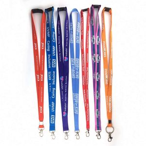 Customized Dye Sublimation <b>Polyester</b> <b>Lanyards</b> Custom Printed Brand Logo Silk Screen Printing Neck Strap <b>Lanyard</b> - Product Image 4