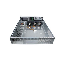 Boîtier de serveur informatique PC en rack 2U de 19 pouces, prend en charge 8 disques durs de 3,5 pouces, châssis de serveur 2U long