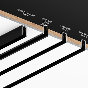 Système d'éclairage sur rail magnétique LED 48V 20mm en aluminium, spots suspendus ou encastrés pour projets commerciaux, bureaux, appartements, restaurants - Product Image 3