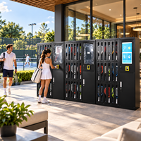 Distributeurs automatiques intelligents de casiers de location de raquettes de paddle-tennis en libre-service 24h/24 et 7j/7 sans espèces – Casiers de location d'appareils électroniques intelligents