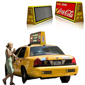 Luz Led para Techo de Taxi, Pantalla Led P3, P4, P5, Doble Cara, Publicidad, Pantalla Led para Techo de Coche, Señal de Taxi, Pantalla Led para Exteriores - Product Image 1