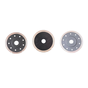 Lame diamantée turbo en maille frittée <span class=keywords><strong>de</strong></span> 125 mm pour la découpe <span class=keywords><strong>de</strong></span> carreaux, sans éclats, utilisation à sec ou humide pour le marbre et la céramique - Product Image 3