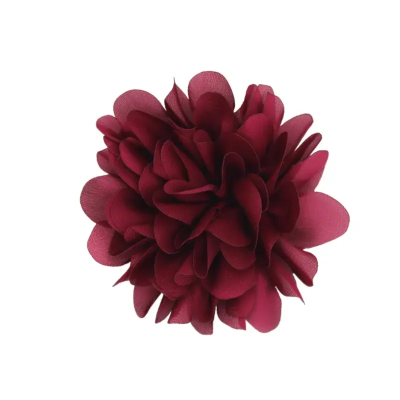 2024高品質ウェディングローズDIYサテンリボン花ヘアクリップ魅惑的な花コサージュ