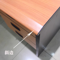 Table de bureau moderne en métal doré à vendre, fournisseur de mobilier de bureau de luxe, fournitures scolaires et de bureau emballées KD
