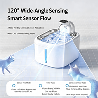 Fontaine à eau pour animaux de compagnie NicePets en acier inoxydable 304 |   Pompe sans fil sans prise, batterie amovible, autonomie de 60 jours |   Distributeur d'eau circulant pour chat et chien