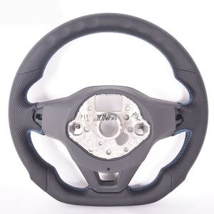 Volante de fibra de carbono rojo personalizado privado para Volkswagen Golf 8 Dsg Mk5 Gti/para todos los modelos de automóviles - Product Image 5