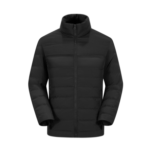 Veste d'affaires mi-longue à capuche <span class=keywords><strong>pour</strong></span> <span class=keywords><strong>homme</strong></span>, <span class=keywords><strong>en</strong></span> duvet, grande taille, confort toute la journée, anti-rétrécissement, anti-plis, séchage rapide - Product Image 5