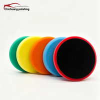 Tampons de polissage en mousse de polyuréthane durable de 4 pouces pour la correction de la peinture des petites surfaces intérieures de voiture