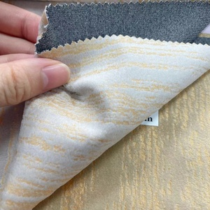 <span class=keywords><strong>Tissu</strong></span> de rideau en velours à rayures dorées 100% polyester <span class=keywords><strong>tissu</strong></span> occultant de salon à isolation <span class=keywords><strong>thermique</strong></span> - Product Image 5