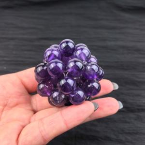 Piedras de Cuarzo Innovadoras, <span class=keywords><strong>Jaspe</strong></span> Calcita, Cristal Natural, Material Mixto, Esferas Redondas para Ventilación de Palmas, para Relajación, Juego, Regalo - Product Image 5