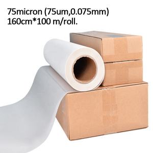 Prezzo di fabbrica 0.075 millimetri 160 centimetri di Larghezza Trasparenza PET <span class=keywords><strong>T</strong></span>-<span class=keywords><strong>Shirt</strong></span> PET Pellicola di Trasferimento di Calore Del Vinile per Stampante Digitale - Product Image 2
