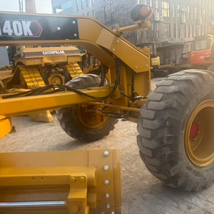 CAT 140K/140H Used <b>Motor</b> Grader Yellow Closed Cab 4 Wheels PLC <b>Controlled</b> Gearbox Pump Road Grading Equipment - Product Image 2