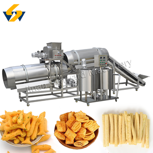 Extrusora de Doble Tornillo para Pellets <span class=keywords><strong>2D</strong></span> y 3D, Máquina para Hacer Snacks Fritos, Chips de Bugles, <span class=keywords><strong>Doritos</strong></span>, Croquetas de Arroz, Planta de Maquinaria para Freír - Product Image 4