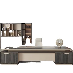Nuovo design executive office <span class=keywords><strong>manager</strong></span> L a forma di MDF scrivania - Product Image 1