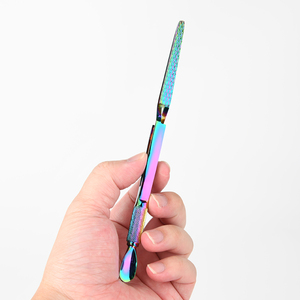 Pinzas multifunción de acero inoxidable para decoración de uñas, Clip cruzado para uñas, herramientas de manicura, Clip de escultura curva, empujador de cutículas de uñas - Product Image 3