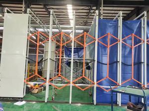 <span class=keywords><strong>Cabine</strong></span> <span class=keywords><strong>de</strong></span> <span class=keywords><strong>peinture</strong></span> mobile rétractable et <span class=keywords><strong>pliable</strong></span>, certifiée CE ISO, personnalisable, avec brûleur diesel, éclairage LED, système <span class=keywords><strong>de</strong></span> filtration <span class=keywords><strong>de</strong></span> puissance 15 kW - Product Image 3