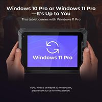 Cette tablette robuste de 8 pouces avec Windows 11 Pro, 8 Go + 128 Go offre une vitesse d'exploitation plus rapide et des capacités de multitâches améliorées.
