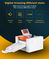 Machine à plier numérique 650A, alimentation automatique du papier, machine à plier et à perforer pour la fabrication de couvertures de livres, de billets, de reçus, etc.