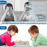 AI Jeux de société pour enfants Caractéristiques 9 langues Multifonctionnel Smart Gomoku Jeu d'échecs Échiquier électronique intelligent